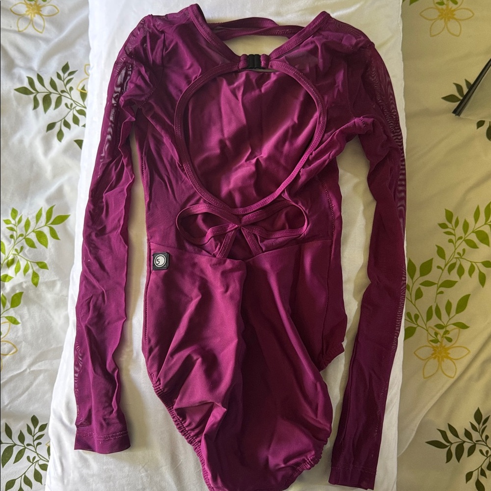Purple Long Sleeve Leotard